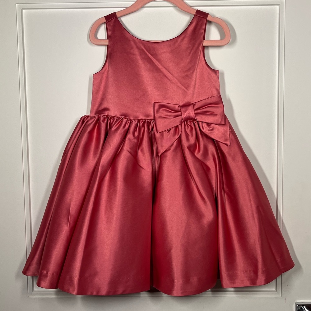 Beautiful silk dress! Perfect for any special occasion for your toddler!